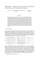 First page of Grokking: Generalization Beyond Overfitting on Small Algorithmic Datasets
