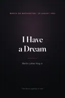 Cover plate for Martin Luther King Jr.'s I Have a Dream