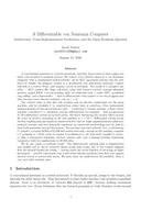First page of A Differentiable von Neumann Computer