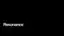 Closing slide: the Resonance wordmark over the subtitle "Music that understands the geometry of joy", with the deck's full notation set very faint underneath