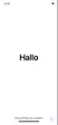 Setup Assistant greeting, on the emulated device