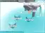 geo.pos3d: PaPE relative-position term: tokens near and below the gripper score high