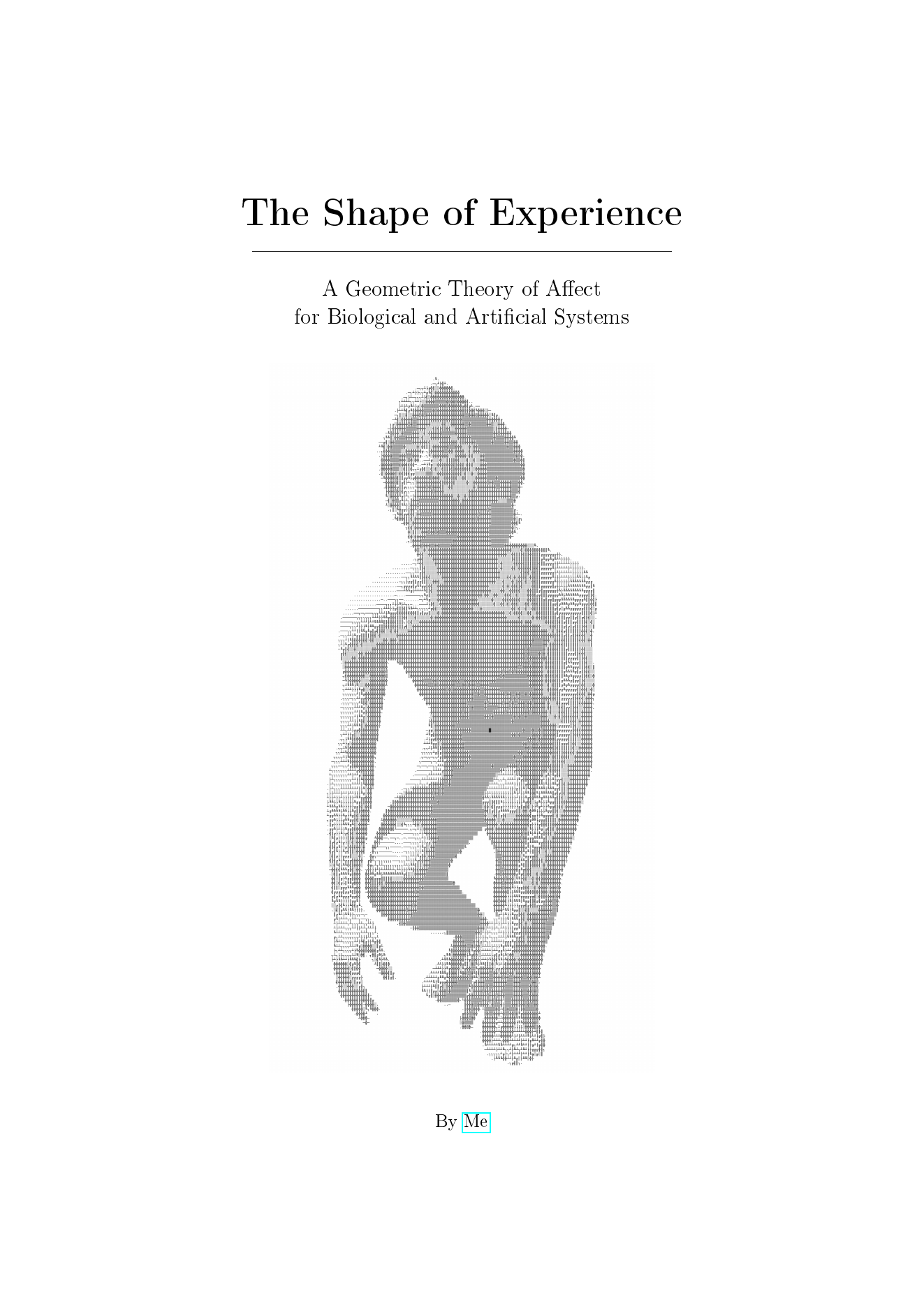 First page of The Shape of Experience